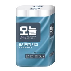 오늘 프리미엄 3겹 데코 화장지, 27m, 30개입, 1개