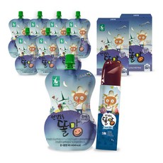 ROSY ORGANIC 綜合蔬果汁+果凍條, 綜合蔬果汁 80ml 8包+果凍條 10g 20入, 1組