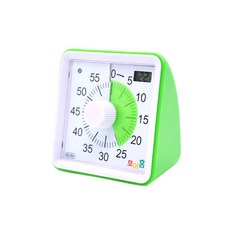 Joyhome 雙重計時器 LED靜音 + 溫度計, 雙重計時器 (LED靜音+溫度計) 綠色