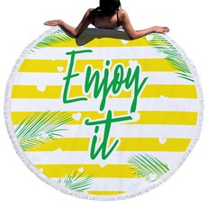 Kong K Items 夏日水果圓形海灘巾 B款, 8, 1個