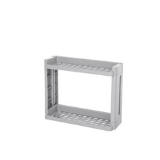 現代移動式手推車架 BGN005 2層, 灰色的, 1個