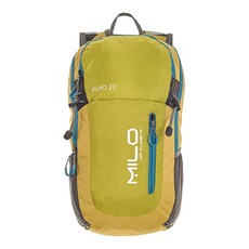 Milo Puyo登山背包後背包 AF-PUYO20, 石灰綠 + 藍色 (LO)