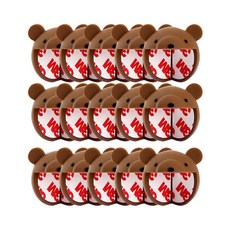 블럭마트 동물모양 코너커버, 곰, 15개