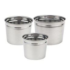 營業用不鏽鋼骨桶夾子桶3件組, 單一顏色, 1套