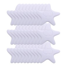 海星造型門後防撞墊, 紫色, 30入