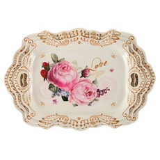 Market Pio 復古花卉托盤 3 入組, 類型2, 1個