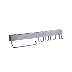 GUNU 주방 스텐 칼보관 스토리지 선반 40cm, 실버, 1개