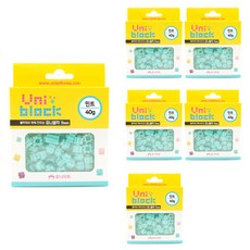 유니아트 4000 유니블럭 40g x 6p, 민트