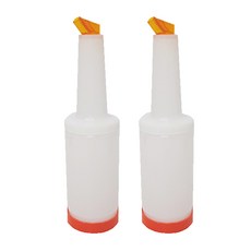 HORECA 果汁容器 飲料儲存罐 橘色, 2個