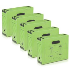 辦公室和工廠文件存儲盒裝 5 x 5p, 淺豆綠