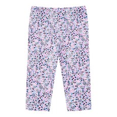 童款花朵圖案緊身褲