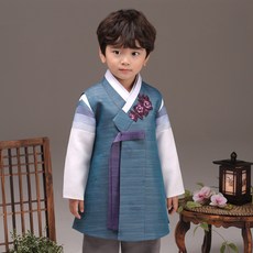 The Ye Hanbok Boys' Cheonghwa Jeongmin Hanbok Set 224