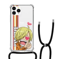 원피스 라인 스트랩 아머 휴대폰 케이스