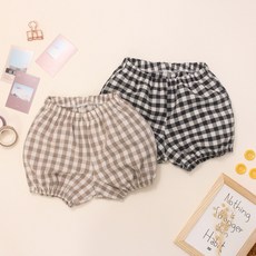 Bidangil兒童款馬丁格紋燈籠褲內搭褲 2件組