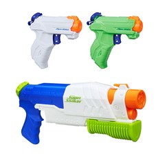 NERF Super Soaker Zip Fire 水槍 2p + Scatter Blast 水槍標準套裝, 混色