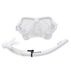 아티나 성인 스노클 안경 세트 ASS-A203, 화이트