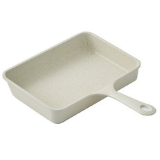 HANSSEM 北歐風單柄煎蛋鍋 象牙白, 21*26.7*1cm, 1個