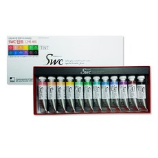 新韓 SWC 淡彩水彩顏料組, 15ml, 450g, 12個