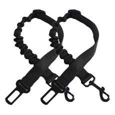 PASTEL PET 寵物安全帶 均碼, 黑色的, 2個