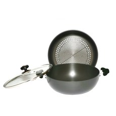 玻璃蓋2層蒸鍋, 直徑 24 厘米 x 高 15 厘米, 1個