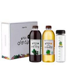미담은 이화 아로니아초 1000ml + 파인애플초 1000ml + 보틀 1000ml 세트, 1세트, 1L