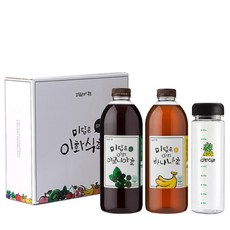 미담은 이화 아로니아초 1000ml + 바나나초 1000ml + 보틀 1000ml 세트, 1세트, 1L