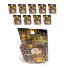 Don Quixote 金線 2 釣魚編織帶 10p, 混色