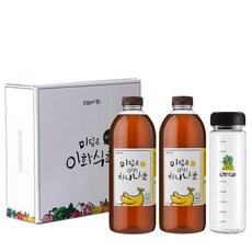 Midameun Ewha Bananacho 1000ml x 2p + 瓶裝 1000ml 套組, 1套