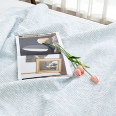 柔色床墊毯, 藍色