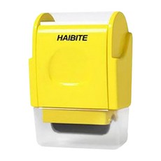 個資保護滾輪印章, 黑色, 1個