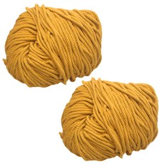 味噌紗高級花邊 90 片針織線 2p, 05 芥末, 2個