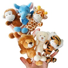 Magic Castle 指偶野生動物故事+CD套組, 6種, 1組