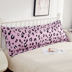 알럽홈 일러스트패턴 사각 바디필로우 커버, 레오파드