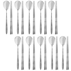 OMIKOREA 孩童湯匙筷子組, 單色, 10組