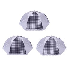 ANTS 食品蓋圓形 黑色, 3個