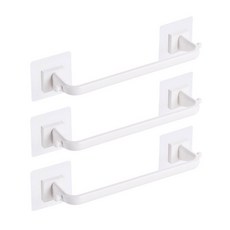 MONACO OLIVE 壁掛式桿架, 白色的, 3個
