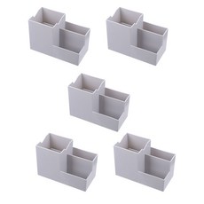 Ants 手機支架簡約桌面整理盒 5入, 灰色