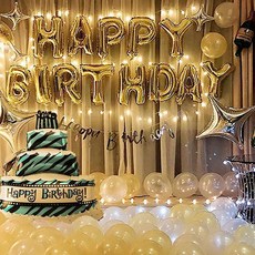 市集感性 奢華黑白DIY生日派對組合, 類型3, 1套