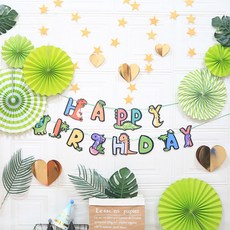 市場情緒佈置裝飾紙扇花生日池旗家居派對套裝, 10型, 1套