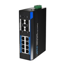 NEXT 工業用 Gigabit 8埠PoE交換式集線器, NEXT-POE2812AU-240