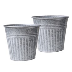 銀色鐵製復古籃子 S, 單色, 2個