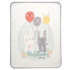 lieto 棉質防水墊, 雙胞胎兔子款