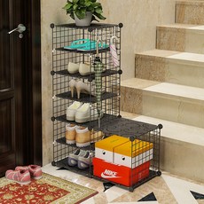 GAPANG 窄入口鞋櫃黑色 6-G, 1個