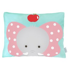 BelleMent 印花超細纖維棉質枕頭, Ellie(elephant)