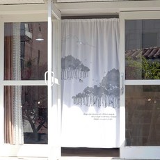 設計款圖案室內門簾, 森林