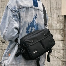 donnashop 時尚斜背包 sh-32809, 黑色的