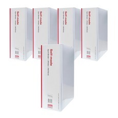 Office&Factory 透明梯子活頁夾 A4 10cm, 混色, 5個