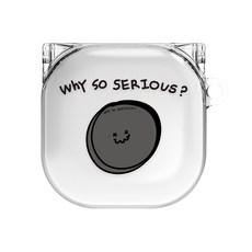 바니몽 갤럭시 버즈2프로/버즈2/버즈프로/버즈라이브 클리어 버블리팝 하드 케이스, 03 시리어스