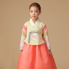 geumdong hanbok 女童全套彩色條紋韓服 + 福袋套裝 AW097