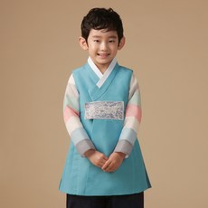 geumdong hanbok 男童翡翠方補韓服 + 福袋套裝 AM098